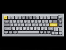 Keychron Q2 Knobバージョン 赤軸 シルバーグレー-