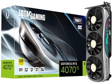本日まで赤字価格 新品同様 最安値ZOTAC RTX4070Ti / 12GB ZOTAC ZOTAC GAMING GeForce RTX 4070 Ti Trinity OC ZT-D40710J