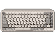 ロジクール POP KEYS K730GY 茶軸 [グレージュ] 価格比較 - 価格.com