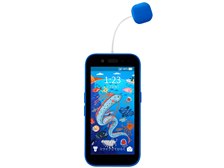 スマートフォン/携帯電話キッズフォン　ブルー