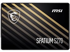 MSI 内蔵SSD 2.5インチ SPATIUM S270シリーズ 240GB