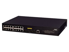 新品!!NEC QX-S1116GT-4G スイッチングハブ 本体 Amazon.co.jp: NEC QX-S1116GT-4G-PW 1GbEベーシックPoE+・レイヤ2