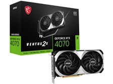 MSI GeForce RTX 4070 VENTUS 2X 12G OC [PCIExp 12GB] 価格比較