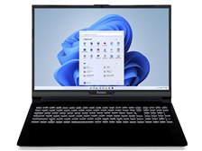 iiyama 高性能ノートPC i7 / 16GB / SSD477GB iiyama SENSE-16FX163-i7-RM1X Core i7 13700HX/32GBメモリ/1TB NVMe M