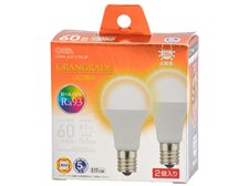 オーム電機 GRANGRADE LDA6L-G-E17 RA 2P [電球色] 価格比較 - 価格.com