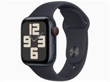 Apple Apple Watch SE 第2世代 GPS+Cellularモデル 40mm MRG73J/A [ミッドナイトスポーツバンド S/M]  価格比較 - 価格.com