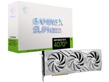[PLATINUM].白い光る✨ゲーミングPC✨フルセット✨RTX3070Ti MSI GeForce RTX 4070 Ti GAMING X SLIM WHITE 12G [PCIExp 12GB