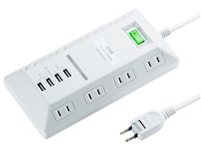 サンワサプライ TAP-B190J-3W 電源タップ TAP-B109U-3WN 電源タップ サンワサプライ 8口 2P/ノーマル 一括