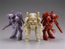 海洋堂 ARTPLA ヒューマノイド型無人邀撃機グローサーフント 3機