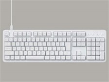 エレコム　キーボード　ホワイト　茶軸　TK-MC50UKTWH 有線メカニカルフルキーボード - TK-MC50UKTWH