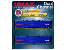 UMAX UM-DDR4D-3200-32GBHS/B [DDR4 PC4-25600 16GB 2枚組] 価格比較