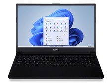 iiyama SENSE∞ Core i5 12450H/16GBメモリ/500GB NVMe M.2 SSD/15