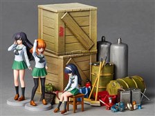 海洋堂 ARTPLA ガールズ&パンツァー 最終章 ガレージセット[B