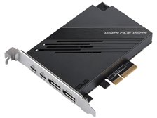 USB4 PCIE GEN4 CARD 開封済み ASUS USB4 PCIE GEN4 CARD [USB4/USB2.0/DisplayPort] 価格比較