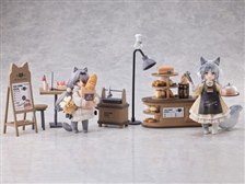 RIBOSE ティータイム キャッツ シーン にゃん町''パン屋''店員&お客