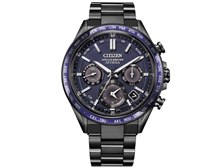 レア美品 ATTESA アテッサ チタン 電波ソーラー エコドライブ 黒ベゼル ATTESA ACT Line SPACE SHIP CeramicsBezel CC4105-69E ブラック