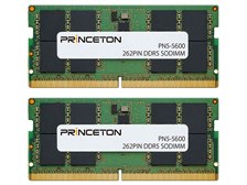 プリンストン PN5-5600-8GX2 [SODIMM DDR5 PC5-44800 8GB 2枚組] 価格