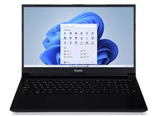 iiyama STYLE∞ Core i5 12450H・16GBメモリ・500GB NVMe M.2 SSD・15 