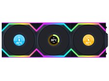 LIAN LI UNI FAN SL WIRELESS LCD120 BK 3Pack UF-SL120-LCD-WLS