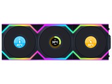 LIAN LI UNI FAN SL WIRELESS LCD120 REVERSE BLADE BK 3Pack UF