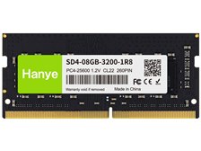 Hanye SD4-08GB-3200-1R8 [SODIMM DDR4 PC4-25600 8GB] 価格比較