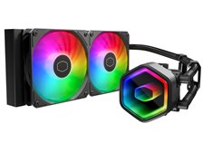 【美品・送料無料】MasterLiquid 240L Core AM5対応 COOLER MASTER MasterLiquid 240 Core II MLW-D24M-A18PA-R1 [ブラック