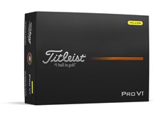 タイトリスト PRO V1 ローナンバー 2025年モデル [イエロー