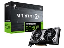 MSI GeForce RTX 5060Ti 16GB 2連ファン MSI GeForce RTX™ 5060 Ti 16G GAMING OC
