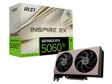 MSI GeForce RTX 5060 Ti 8G INSPIRE 2X OC [PCIExp 8GB] 価格比較