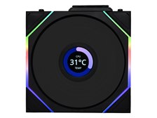 LIAN LI UNI FAN TL 140 LCD REVERSE BLADE WIRELESS BK Single Pack