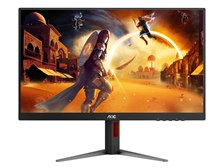 AOC 24インチ モニター 赤いアクセント付き AOC 24インチ モニター 赤いアクセント付き AOC 24インチ