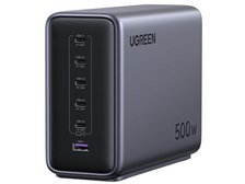 【新品・1万円引き】UGREEN Nexode 500W デスクトップ急速充電器 UGREEN Nexode 6ポートGaNデスクトップ急速充電器 500W 55552B UGR-OT