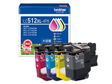 ブラザー LC512XL-4PK [4色パック 大容量] 価格比較 - 価格.com