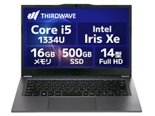 ドスパラ THIRDWAVE F-14RP5V 価格.com限定モデル Core i5 1334U・16GB