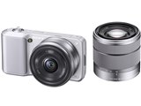 ミラーレス』 SONY α NEX-3D ダブルレンズキット (シルバー) りょーた