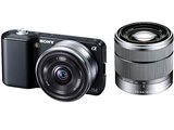 SONY(ソニー) α NEX-3D ダブルレンズキット Amazon | ソニー ミラーレス一眼 NEX-3D ダブルレンズキット ブラック