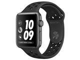 Apple Apple Watch Nike+ 42mm MP0L2J/A [ブラック/ボルトNikeスポーツ 