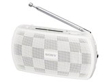 新品　SONY ステレオポータブルラジオ　SRF-18 ホワイト Amazon.co.jp: SONY ステレオポータブルラジオ ホワイト SRF-18