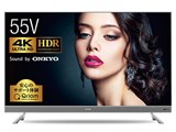 山善 55V型 液晶テレビ HDR対応 4K対応QRT-55W4K 2020年製 キュリオム QRT-55W4K [55インチ]の製品画像 - 価格.com