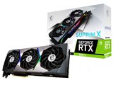 【画像準備中】MSI GeForce RTX3080Ti SUPRIM X ② MSI GeForce RTX 3080 Ti SUPRIM X 12G [PCIExp 12GB] レビュー評価