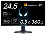 ディスプレイ・モニター本体 dell alienwera  AW2523HF 360hz 240hz 最大360Hz対応のゲーミングモニター「Dell AW2523HF」がAmazonに