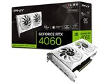PNY GeForce RTX 4060 8GB XLR8 Gaming OC DUAL FAN White