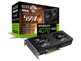 4070 Ti SUPERで2スロ、長さが280mmのグラボ』 ELSA ELSA GeForce